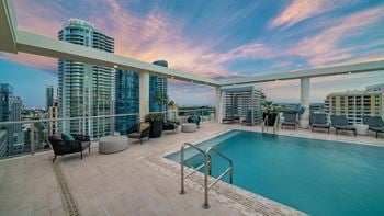 Rooftop pool