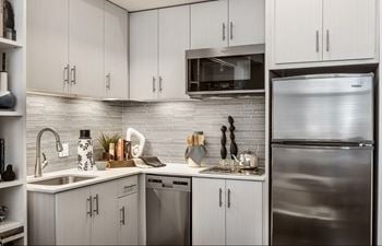 Stainless-steel, energy-efficient appliances