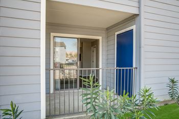 Private balcony storage for added convenience