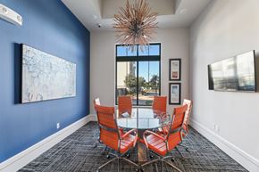 Cedar Park apartment for rent - A dining room with a table and chairs.