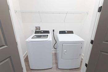 Full size washer and dryer
