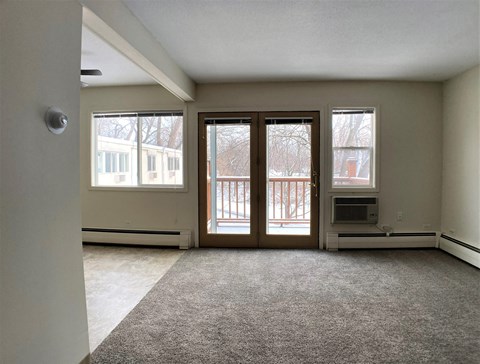 Floor plan for 1 bed, 1 bath, 650 sqft