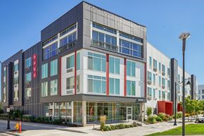 Hillsboro apartment for rent - Modern building exterior view at Hana Apartments, Oregon