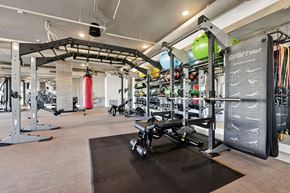 Las Vegas apartment for rent - Modern Fitness Room at Lura Vegas Apartments, Las Vegas, NV, 89103