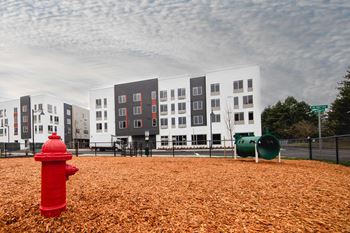 Red fire hydrant