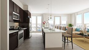 Houston apartment for rent - Well Organised Kitchen at Azure Houston Apartments, Texas, 77007