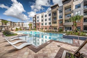 Winter Garden apartment for rent - Swimming Pool with Lounge Chairs at The Haven at Lake Britt Apartments, Winter Garden, FL, 34787