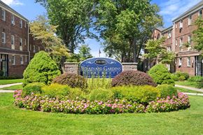 Bayonne apartment for rent - A sign in front of a building that says Boulevard Gardens.
