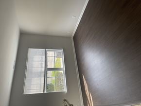 Wayne apartment for rent - A window with blinds is open, letting in light.