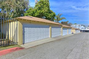Los Angeles apartment for rent - Garage doors at Acclaim at Baldwin Apartments, Los Angeles, California