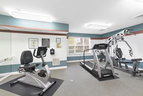 Edgewater apartment for rent - Fitness center with cardio and strength equipment at Victoria Park at Edgewater Apartments, Edgewater, MD