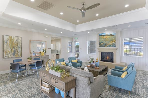 North Highlands apartment for rent - Stylish Living Room at Norden Terrace Apartments, North Highlands, California