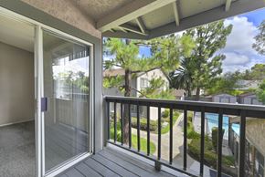Ontario apartment for rent - Balcony at Woodside Senior Apartments (55+), Ontario, CA