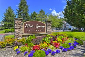 Kent apartment for rent - Property Signage at Silver Springs, Kent, Washington