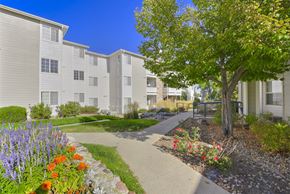 Denver apartment for rent - Courtyard Walking Path at Ascent, Colorado