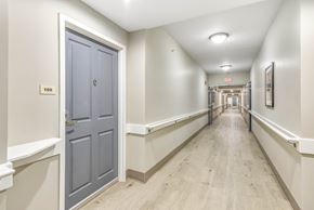 Detroit apartment for rent - Hallway at Cameron Court, Detroit, MI