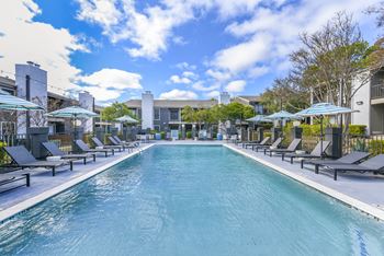 Large pool area