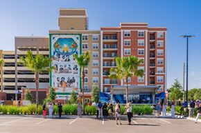 Orlando apartment for rent - A mural on a building at City View, Orlando, 32805
