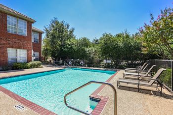 Pool with sundecks