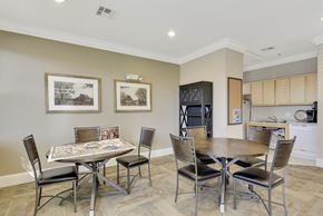 Dixon apartment for rent - Community dining area with kitchen and seating at Lincoln Creek Apartments, California