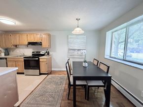 Mattapan apartment for rent - Kitchen and Dining Table at Morton Village Apartments, Mattapan