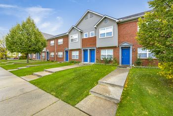 Lush green lawn