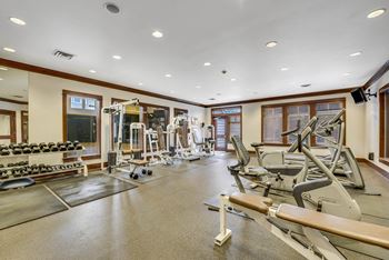 Spacious gym 