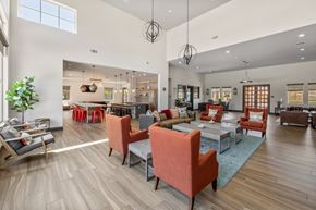 American Canyon apartment for rent - A modern living room with wooden floors and furniture.