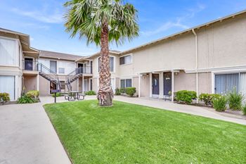 Outdoor green lawn