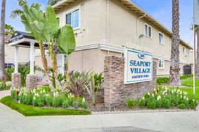 Long Beach apartment for rent - Welcoming Signage at Seaport Village, Long Beach, 90805
