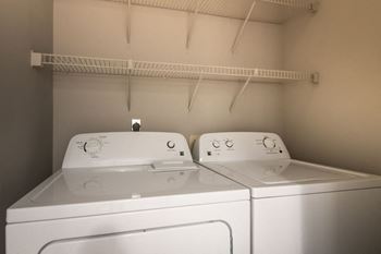 In home stacked washer/dryer