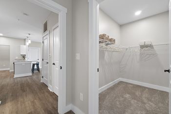 Large walk-in closets