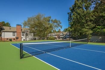 Full sized tennis court