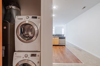 In home full size washer and dryer