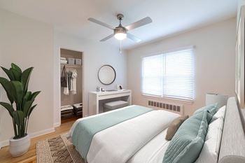 Spacious bedroom