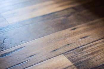 Wood inspired plank flooring