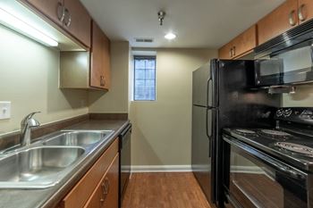 Upscale stainless steel appliances