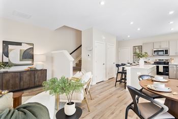 Dining and kitchen view