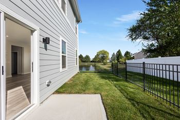Outdoor porch area