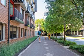 Safe outdoor walking paths