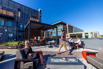 Rooftop lounge