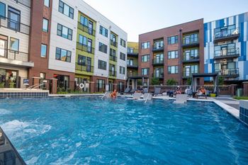 Glimmering pool