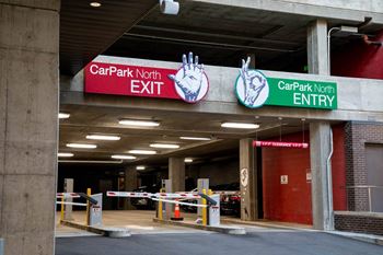 Secured underground & structured garage parking