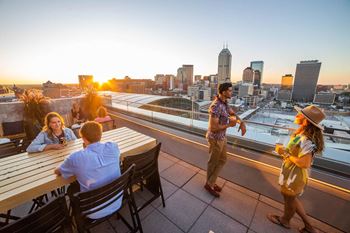 Access to rooftop lounge and outdoor deck
