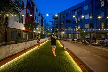 Green space walking trails