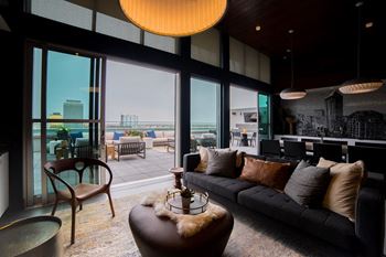 Ample sitting space in clubhouse