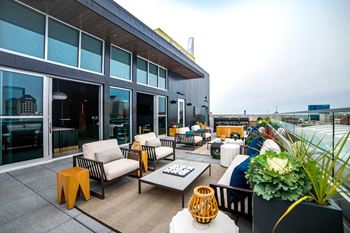 Spacious and stylish lounge