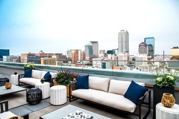 Enjoy your evenings in rooftop terrace area