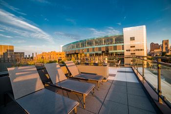 Rooftop lounge