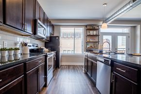 Indianapolis apartment for rent - Spacious Kitchen at The Congress at Library Square, Indianapolis, IN, Indiana, 46204